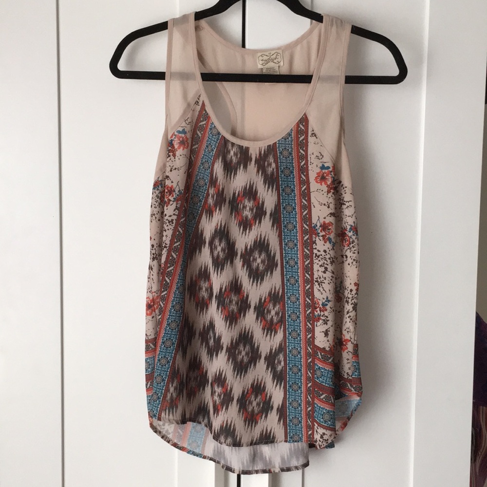 Tribal Pattern tank top - Medium